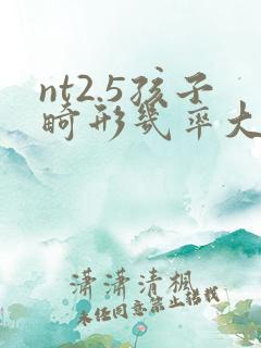 nt2.5孩子畸形几率大吗