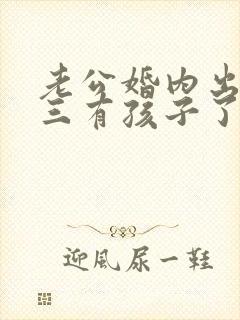 老公婚内出轨小三有孩子了要离婚怎么办