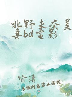 北野未奈美貌人妻bd电影
