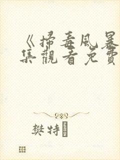 《扫毒风暴》全集观看免费高清 《扫毒风暴》全集观看免费高清