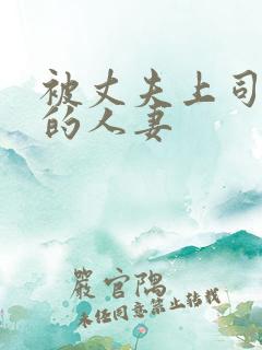 被丈夫上司欺负的人妻