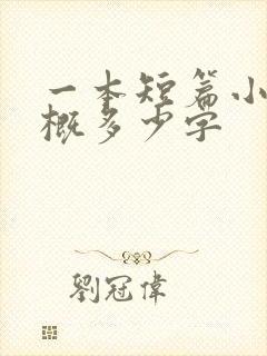 一本短篇小说大概多少字
