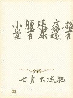 小腹胀痛,总感觉有尿还有血