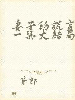 妻子的谎言最后一集大结局