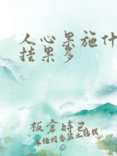 人心果施什么肥挂果多