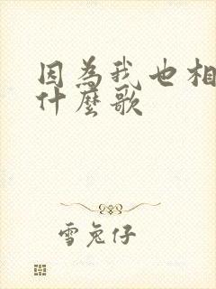 因为我也相信是什么歌