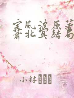 定风波原著小说萧北冥结局