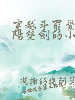 穿越斗罗觉醒阴阳双剑的小说