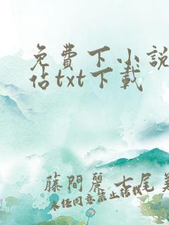 免费下小说的网站txt下载