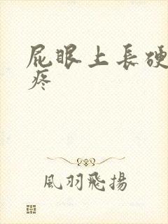 屁眼上长硬疙瘩疼