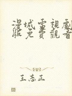 漫城电视剧完整版免费观看