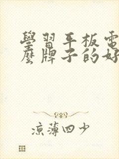 学习平板电脑什么牌子的好