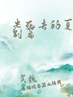 光死去的夏天特别篇