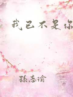 我已不是你的谁