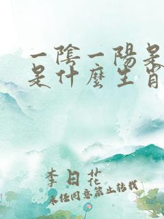 一阴一阳是何物是什么生肖
