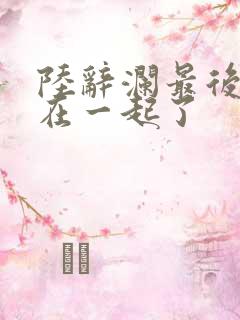 陆辞澜最后和谁在一起了