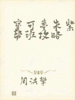 宝可梦朱紫格斗帮班攻略