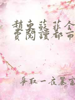 赵东苏菲全文免费阅读都市潜龙