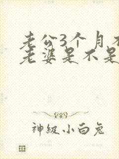 老公3个月不碰老婆是不是外面有人了