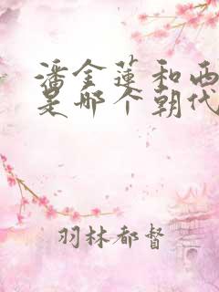 潘金莲和西门庆是哪个朝代的