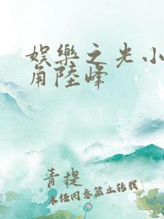 娱乐之光小说主角陆峰