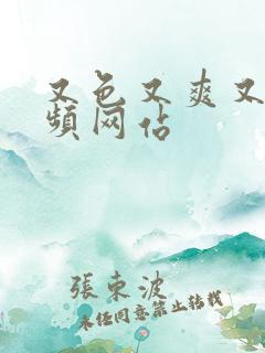 又色又爽又黄视频网站