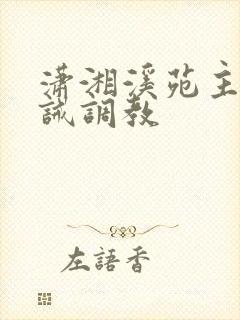 潇湘溪苑主奴训诫调教