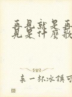 再见就是再也不见是什么歌的歌词