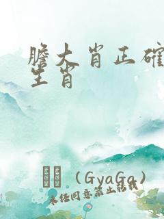 胆大肖正确6个生肖