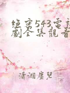 绝密543电视剧全集观看免费高清