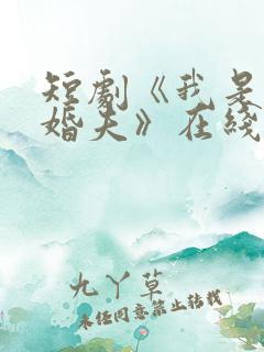短剧《我是你未婚夫》在线观看