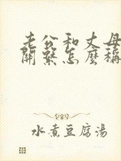 老公和丈母娘的关系怎么称呼