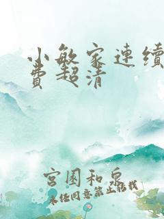 小敏家连续剧免费超清