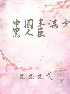 中国丰满少妇与黑人巨