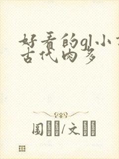 好看的gl小说古代肉多