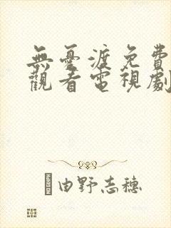 无忧渡免费在线观看电视剧
