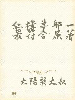 红楼梦哪一版本最符合原著