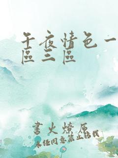 午夜情色一区二区三区