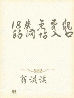 18岁免费观看的网站入口