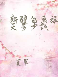 新疆包车旅游一天多少钱