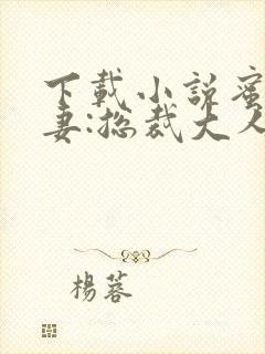 下载小说蜜宠甜妻:总裁大人,求放过