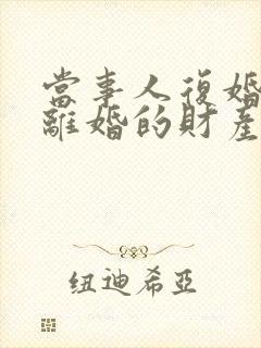 当事人复婚后又离婚的财产如何分割
