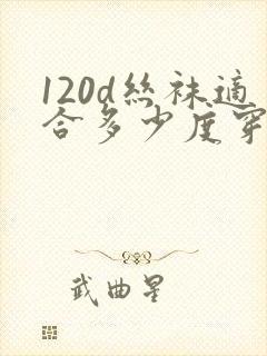 120d丝袜适合多少度穿