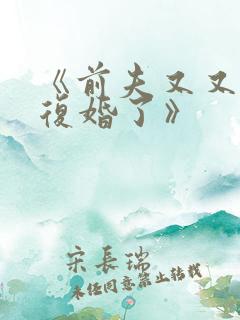 《前夫又又又想复婚了》 《前夫又又又想复婚了》