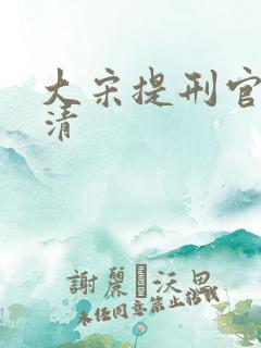 大宋提刑官 高清