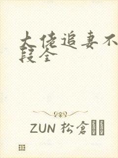 大佬追妻不择手段全