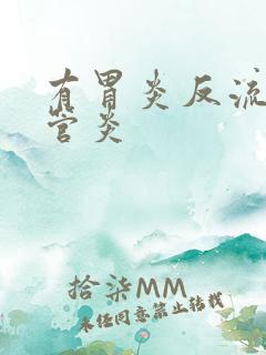 有胃炎反流性食管炎