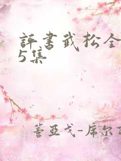评书武松全集65集
