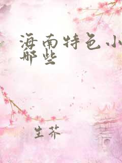 海南特色小吃有哪些