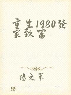 重生1980发家致富